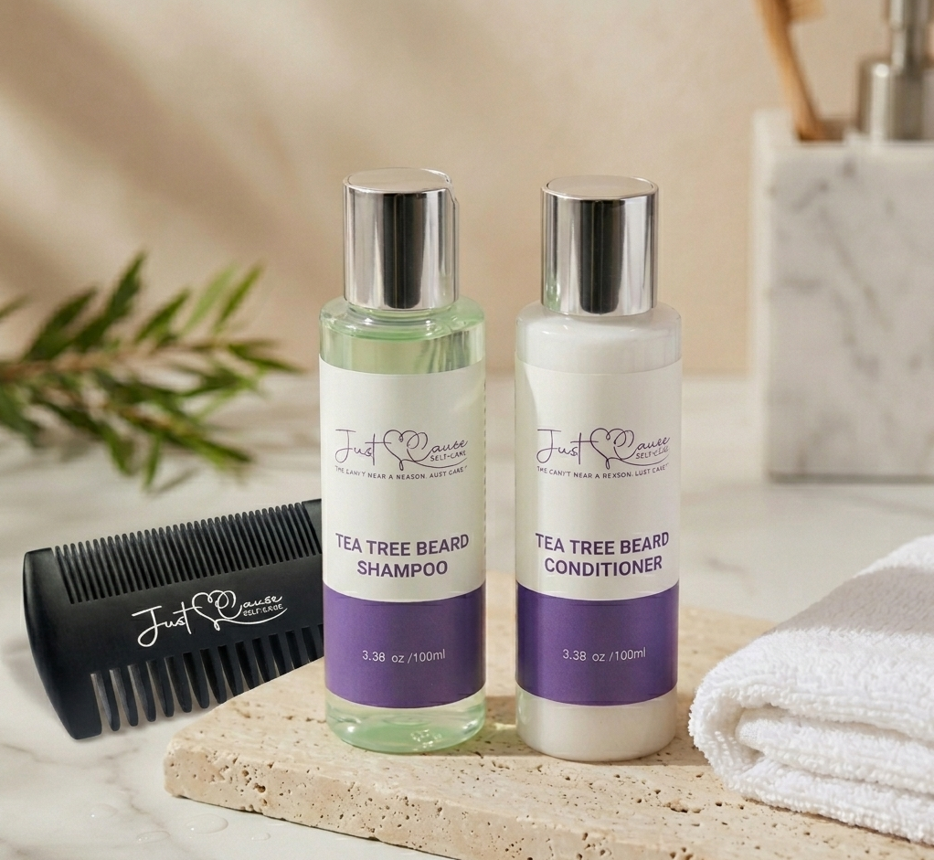 Daily Beard Cleansing and Grooming Set | Just Cause Self-Care