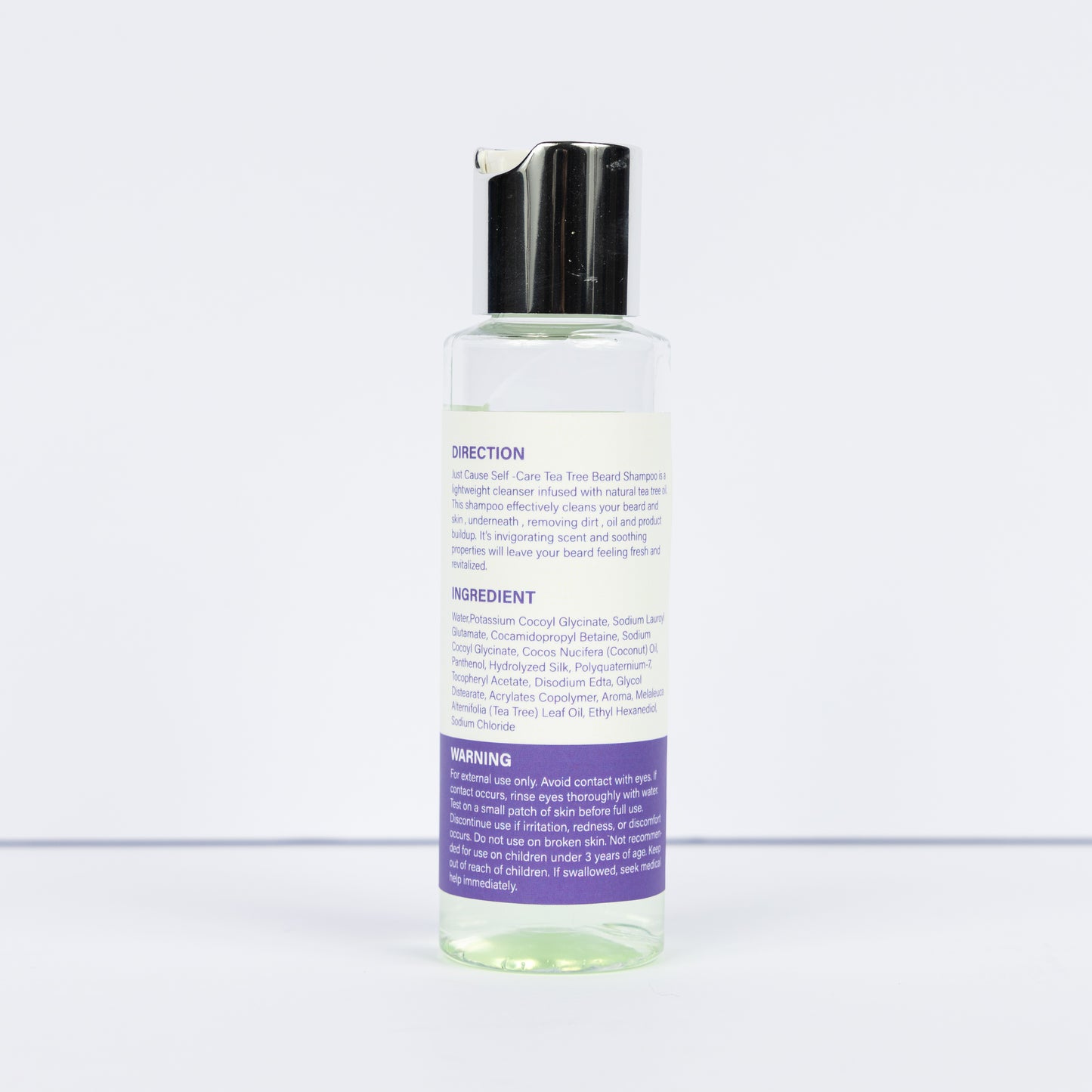 Just Cause Self Care Tea Tree Beard Shampoo