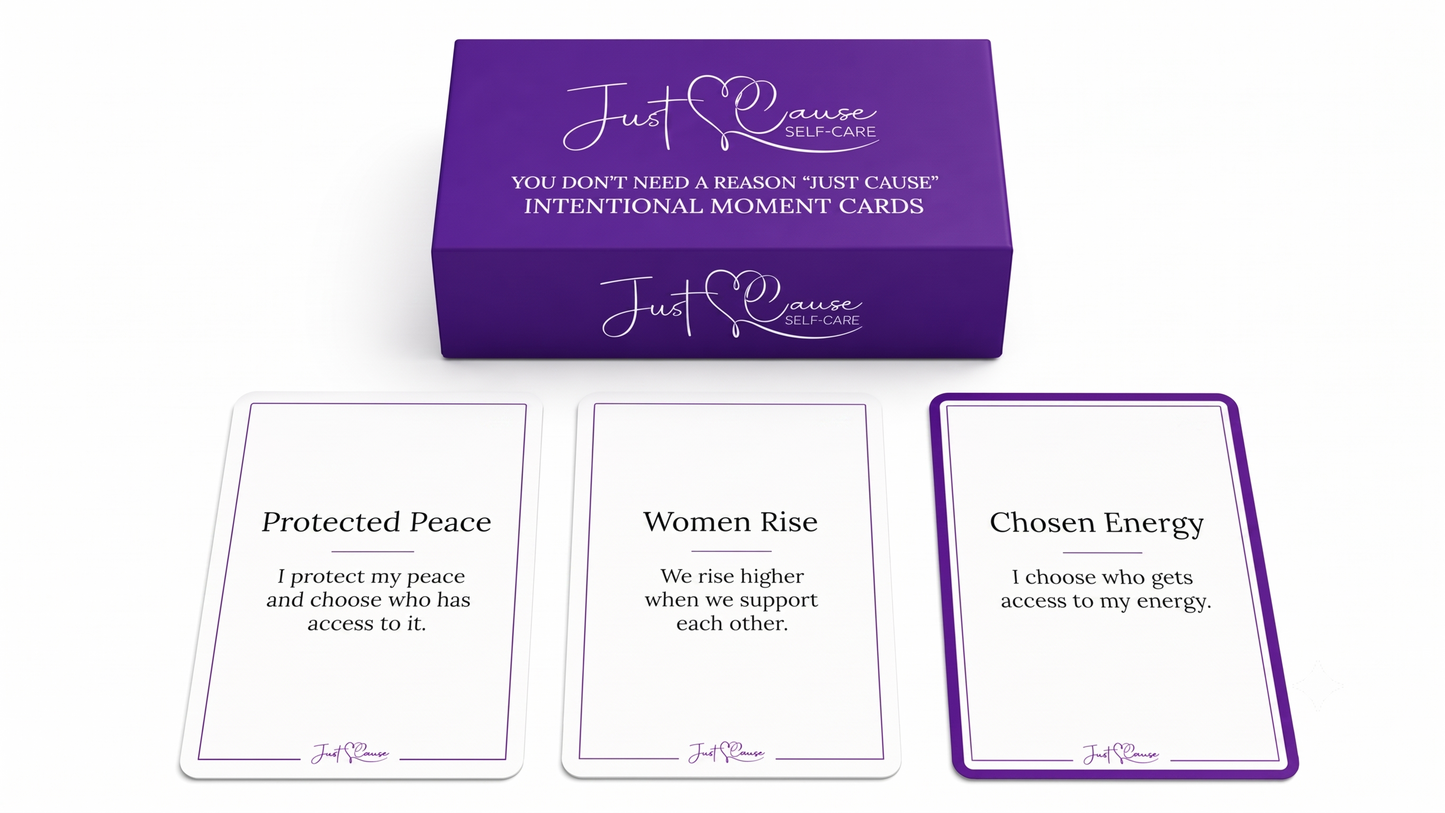 Just Cause Self-Care Intentional Moment Cards