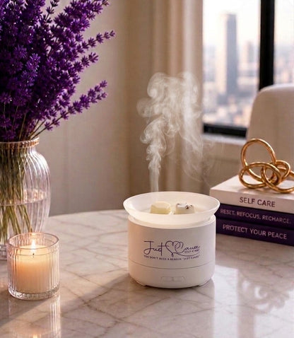 Just Cause Self-Care Aromatherapy Diffuser | Mist Light & Relaxation