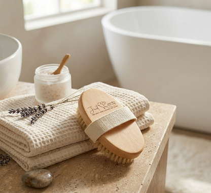Handheld Dry Brush for Lymphatic Drainage & Glowing Skin | Just Cause Self Care