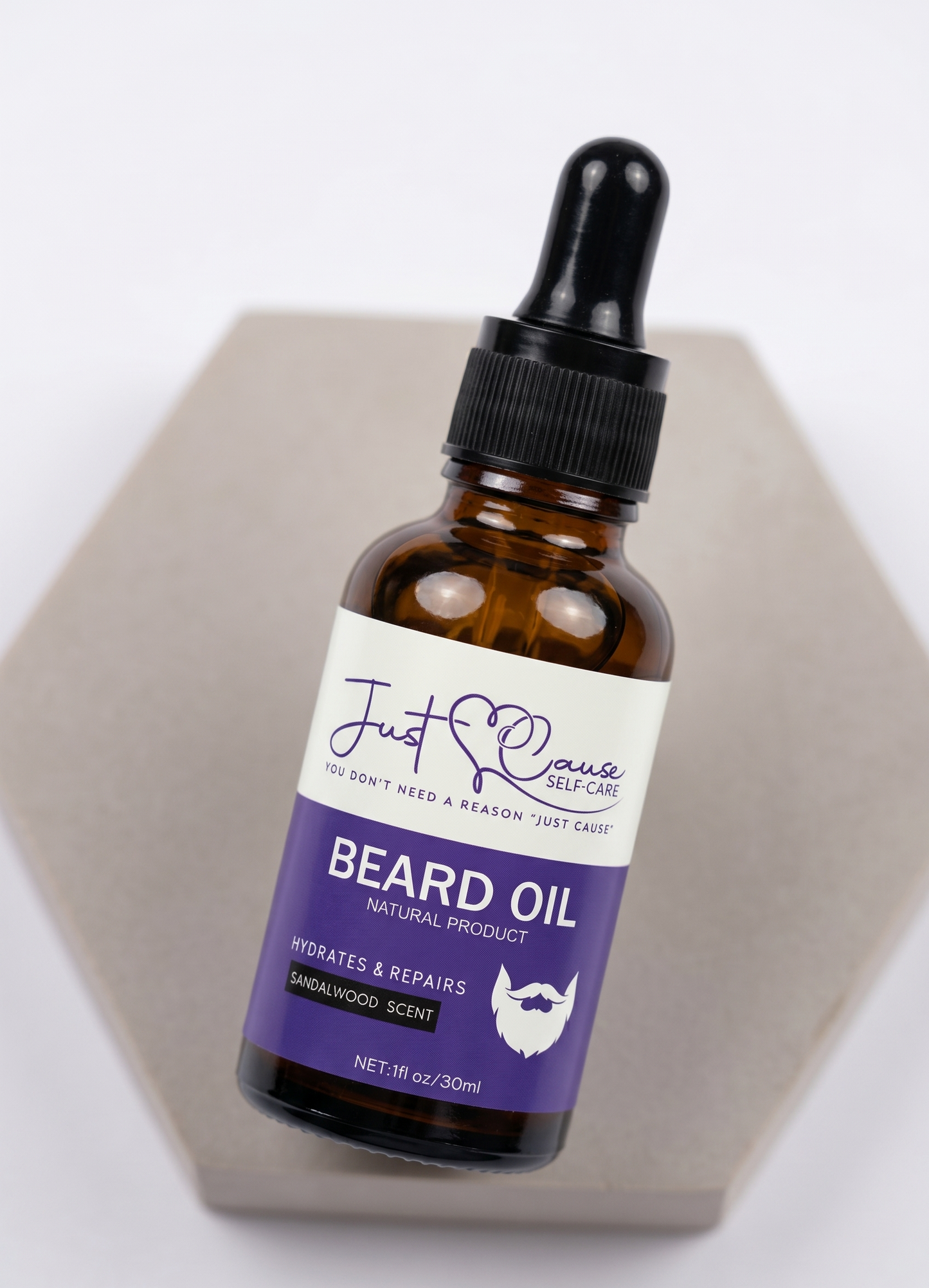 Beard Oil for Growth & Softness | Just Cause Self-Care