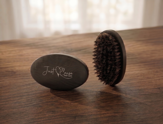 Premium Boar Bristle Beard Brush |  Just Cause Self-Care