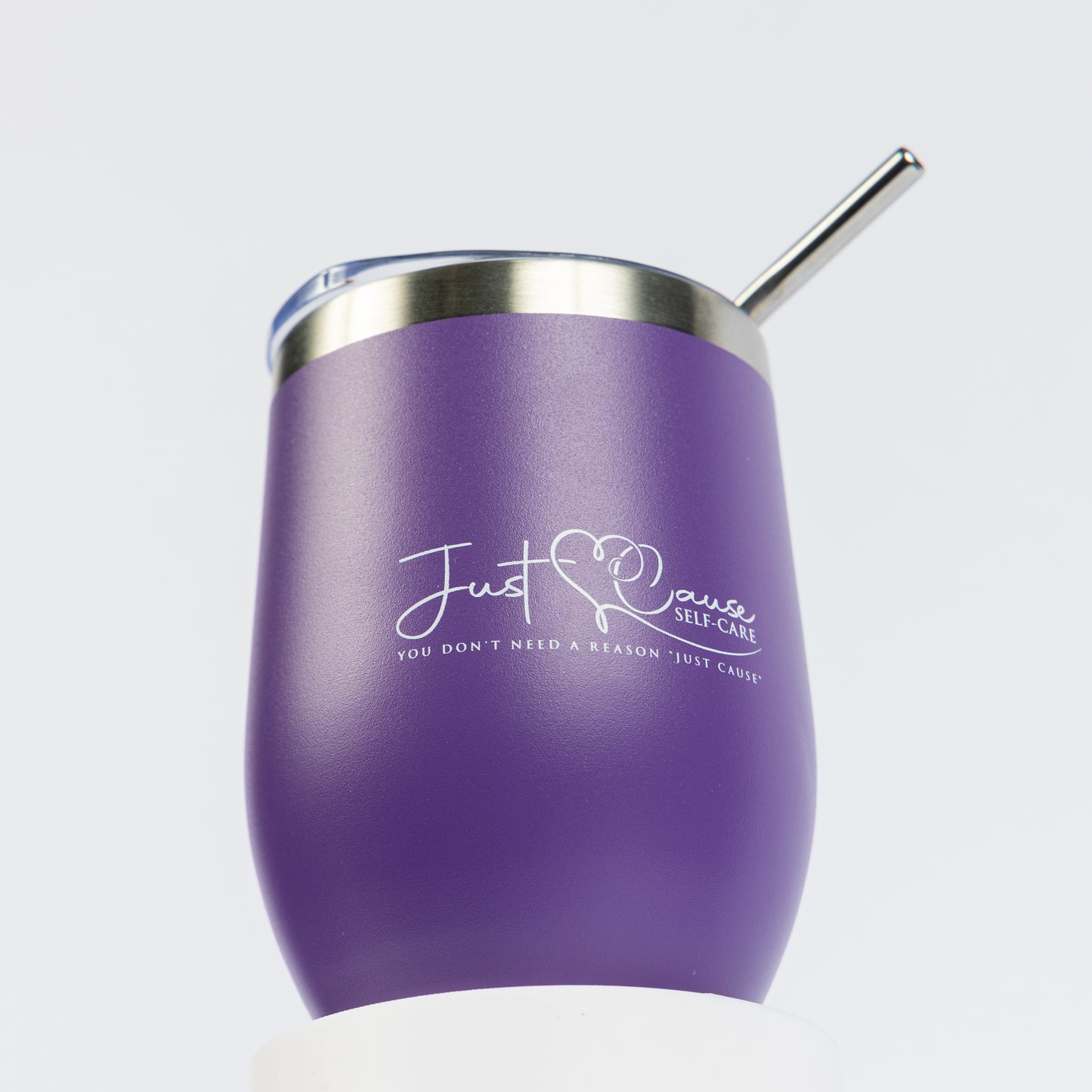 Just Cause Self Care Tumbler| Stainless Steel Insulated Cup with Straw