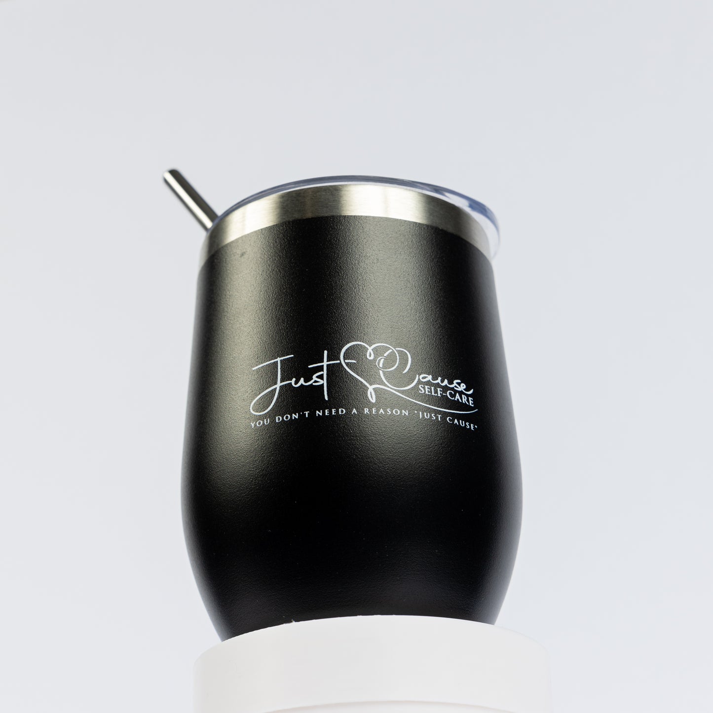 Just Cause Self Care Tumbler| Stainless Steel Insulated Cup with Straw