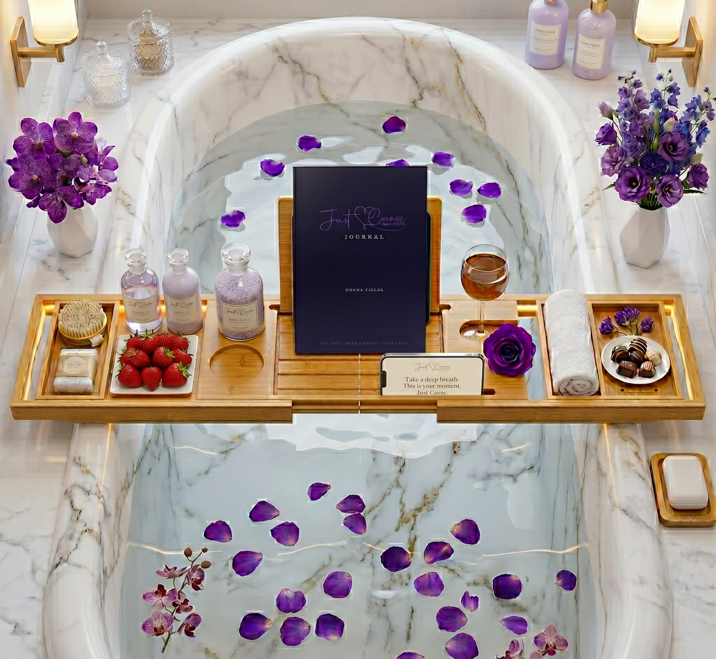 Bath Caddy for Relaxation | Just Cause Self-Care