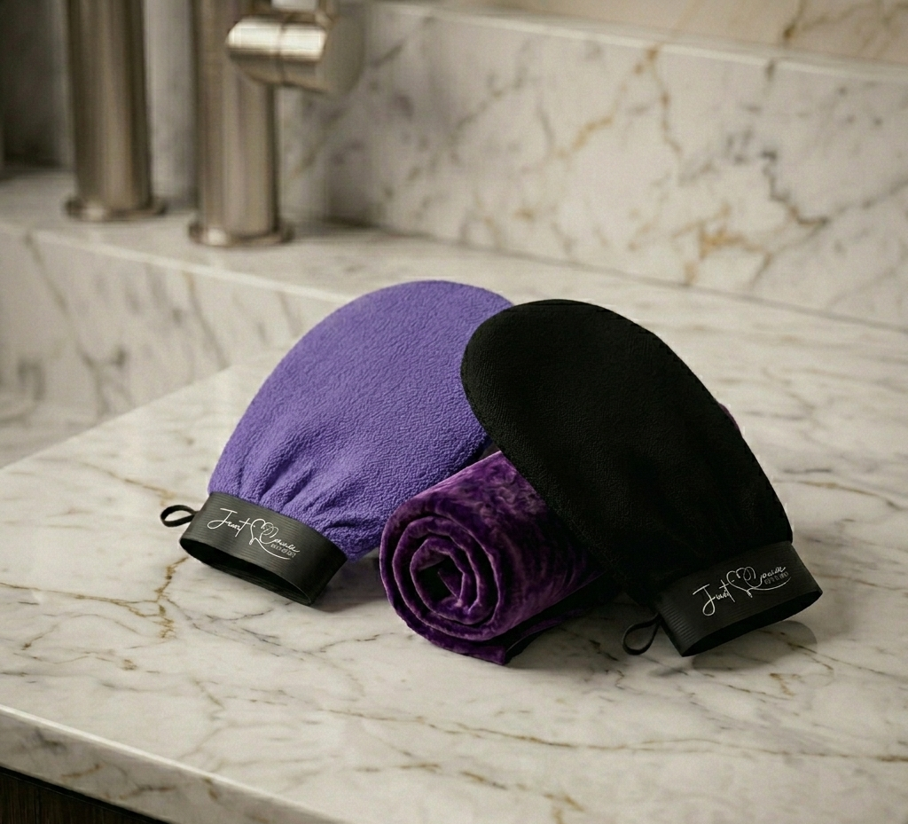 Moroccan Kessa Exfoliating Glove for Deep Skin Exfoliation | Just Cause Self-Care