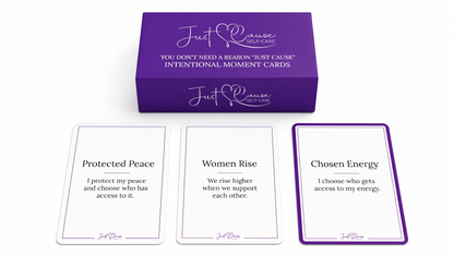 Just Cause Self-Care Intentional Moment Cards